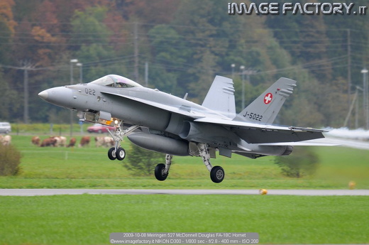2009-10-08 Meiringen 527 McDonnell Douglas FA-18C Hornet